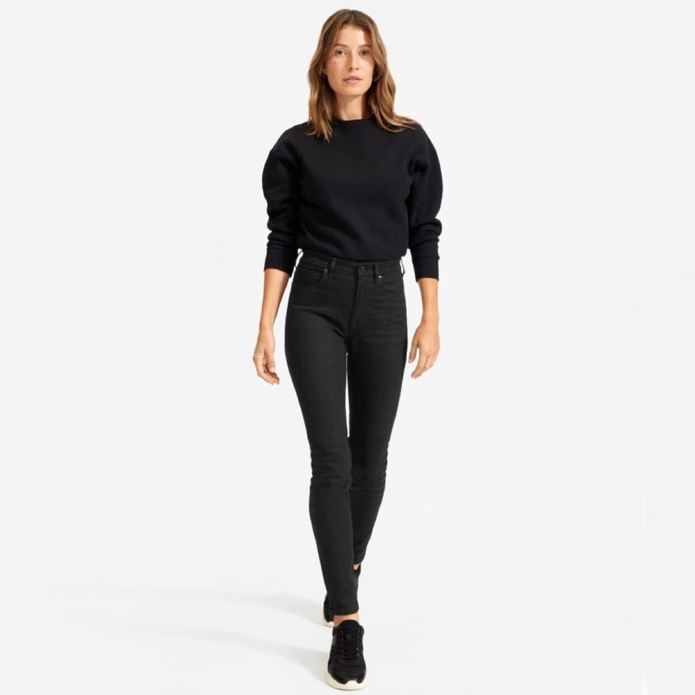Everlane High Rise Skinny Jean - Black - 29 Ankle